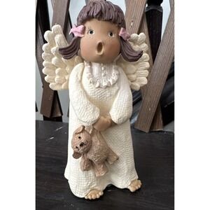 Vintage Art Affects Simple Wonders Forever‎ Friends Angel Figurine / Signed